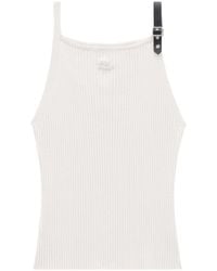 Courreges - Buckle-Detail Tank Top - Lyst