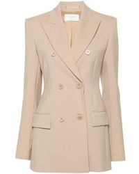 Sportmax - Gelly Blazer Met Dubbele Rij Knopen - Lyst