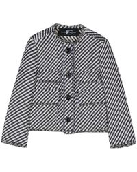 Luisa Cerano - Striped tweed jacket - Lyst