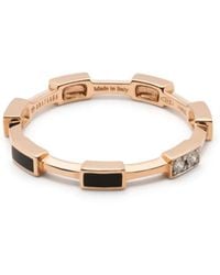 Anapsara - 18Kt Rotgoldring Mit Diamanten - Lyst