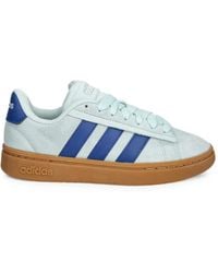 adidas - Grand Court Alpha Logo-Patch Sneakers - Lyst