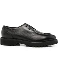 Doucal's - Grained Leather Derby Shoes - Lyst