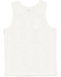 Les Deux - Pointelle Tank Top - Lyst