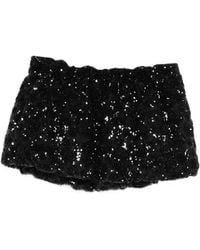 N°21 - Sequin Mini Skirt - Lyst