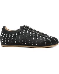 Mach & Mach - Zapatillas con detalles de cristal y cordones - Lyst