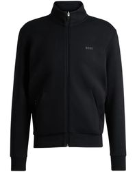 BOSS - ジップアップ スウェットシャツ - Lyst