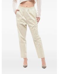Woolrich - Elasticated-Waist Flat-Front Trousers - Lyst