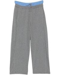 JNBY - Contrast-Waistband Trousers - Lyst