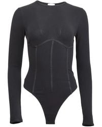Fleur du Mal - Organic-Cotton T-Shirt Bodysuit - Lyst