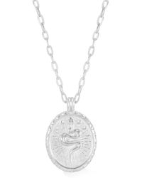 Dower & Hall - Snake Halsketting Met Amulet - Lyst