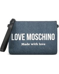 Love Moschino - Logo Strap Shoulder Bag - Lyst