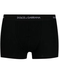 Dolce & Gabbana - Logo-Waist Cotton Boxers - Lyst