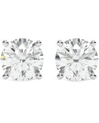 Diamond Essentials - Lab-Grown Diamond Solitaire Stud Earrings - Lyst