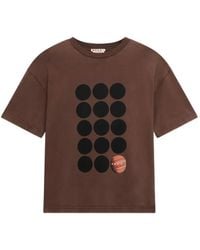 Marni - Cotton T-Shirt With Planet Print - Lyst