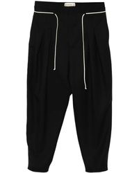 Mordecai - Pleated Drawstring Trousers - Lyst