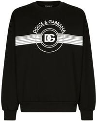 Dolce & Gabbana - Cotton Crew-Neck Sweatshirt For - Lyst