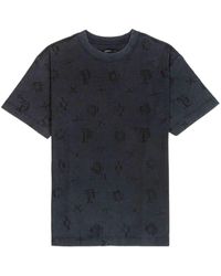 Purple Brand - Monogram-jacquard Cotton T-shirt - Lyst