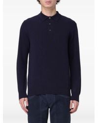 XC - Knitted Long-Sleeve Polo Shirt - Lyst