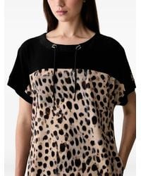 Joseph Ribkoff - Leopard-Print Panelled Mini Dress - Lyst