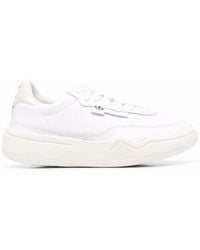 adidas - Logo-Patch Leather Sneakers - Lyst