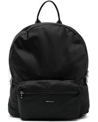 Kiton - Zip Logo-Detail Backpack - Lyst