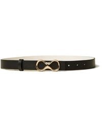 Twinset - Logo-Buckle Reversible Leather Belt - Lyst
