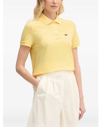 Lacoste - Polo En Piqué À Patch Logo - Lyst