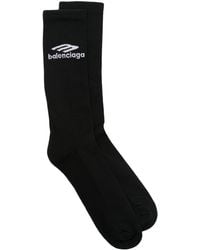 Balenciaga - Gerippte 3B Sports Icon Socken - Lyst