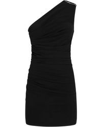 DSquared² - Ruched one-shoulder minidress - Lyst
