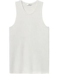 Agolde - Viggo Ribbed Tank Top - Lyst