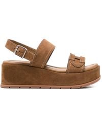 Hogan - Buckle Strap Sandals - Lyst