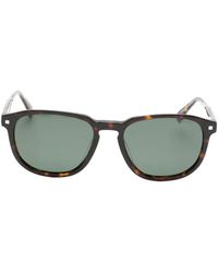Polaroid - Tortoiseshell-Effect Square-Frame Sunglasses - Lyst