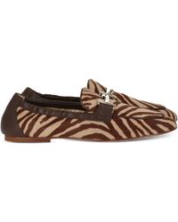 Tod's - Zebra-Print Loafers - Lyst