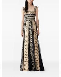Carolina Herrera - Embroidered A-Line Gown - Lyst