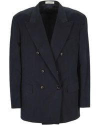 Umit Benan - Double-Breasted Peak-Lapels Jacket - Lyst