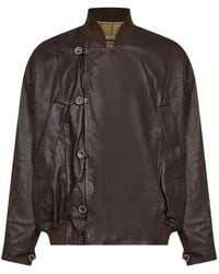 Uma Wang - Jovan Off-Centre Button-Placket Jacket - Lyst