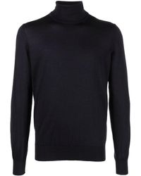 ZEGNA - Rollkragenpullover Aus Kaschmir-Seidengemisch - Lyst