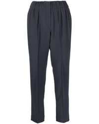 Brunello Cucinelli - Cropped Tailored Trousers - Lyst