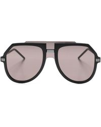 Dolce & Gabbana - Dg6195 Pilot-frame Sunglasses - Lyst