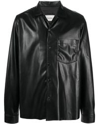 Nanushka - Coated-Finish Shirt Jacket - Lyst