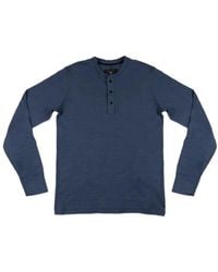 Rag & Bone - Button-Fastening T-Shirt - Lyst