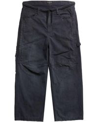 Balenciaga - Mid-rise Cotton Cargo Trousers - Lyst