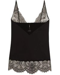Dolce & Gabbana - Silk Satin Top - Lyst