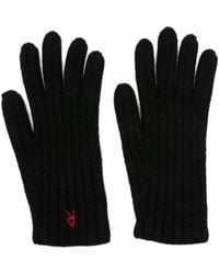 Ruslan Baginskiy - Ribbed Embroidered Gloves - Lyst