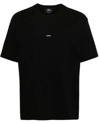 A.P.C. - A. P.C. Boxy Micro Logo Gots T-Shirt - Lyst