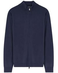 Bramani Cashmere - Zip-Up High-Neck Cardigan - Lyst
