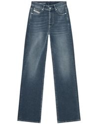 DIESEL - Regular Jeans High Waist 1971 D-Sent - Lyst