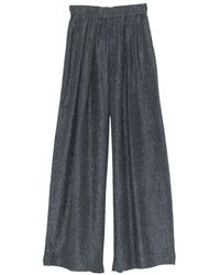 Cortana - Anhelo Crinkled-Finish Trousers - Lyst