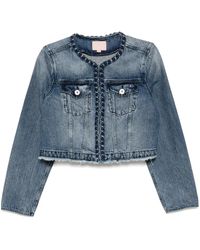BAPY BY *A BATHING APE® - Cropped-Jacke Mit Rundhalsausschnitt - Lyst