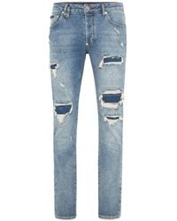 Philipp Plein - Jeans Con Effetto Vissuto - Lyst